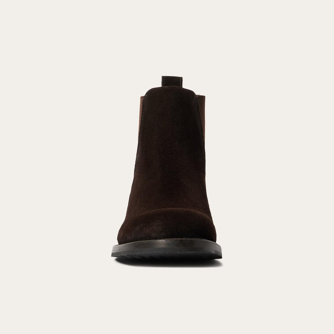 Suede Beat Chelsea Boot Dark Brown Men Stetson Chukka
