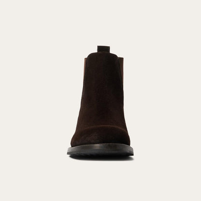 Suede Beat Chelsea Boot Dark Brown Men Stetson Chukka