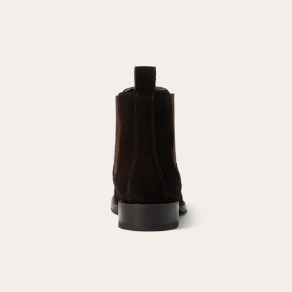Suede Beat Chelsea Boot Dark Brown Men Stetson Chukka