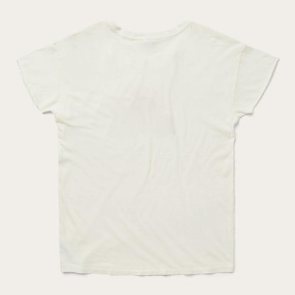 Sunrise Graphic Tee White Women Stetson Tees
