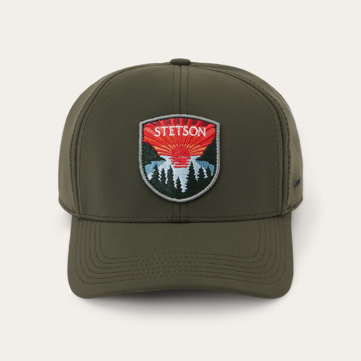Sunset Baseball Cap Olive Men/Women Stetson Caps & Truckers