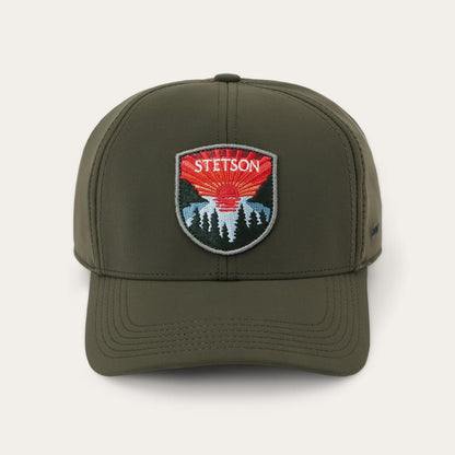 Sunset Baseball Cap Olive Men/Women Stetson Caps & Truckers