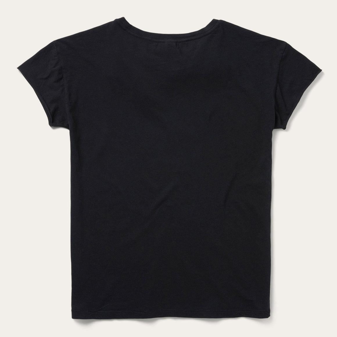 Sunset Saguaro Graphic Tee Black Women Stetson Tees