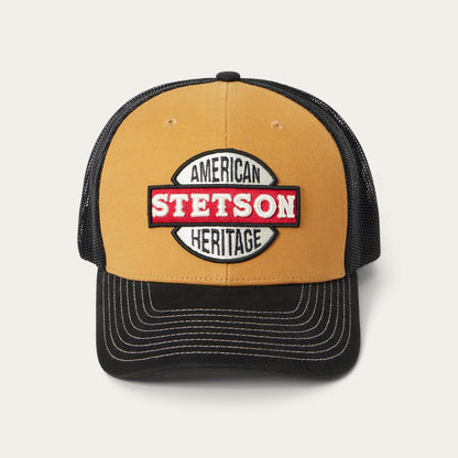 Tan Americana Trucker Cap Tan Men/Women Stetson Caps & Truckers