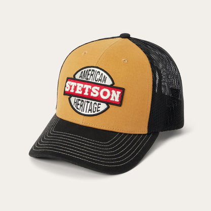 Tan Americana Trucker Cap Tan Men/Women Stetson Caps & Truckers
