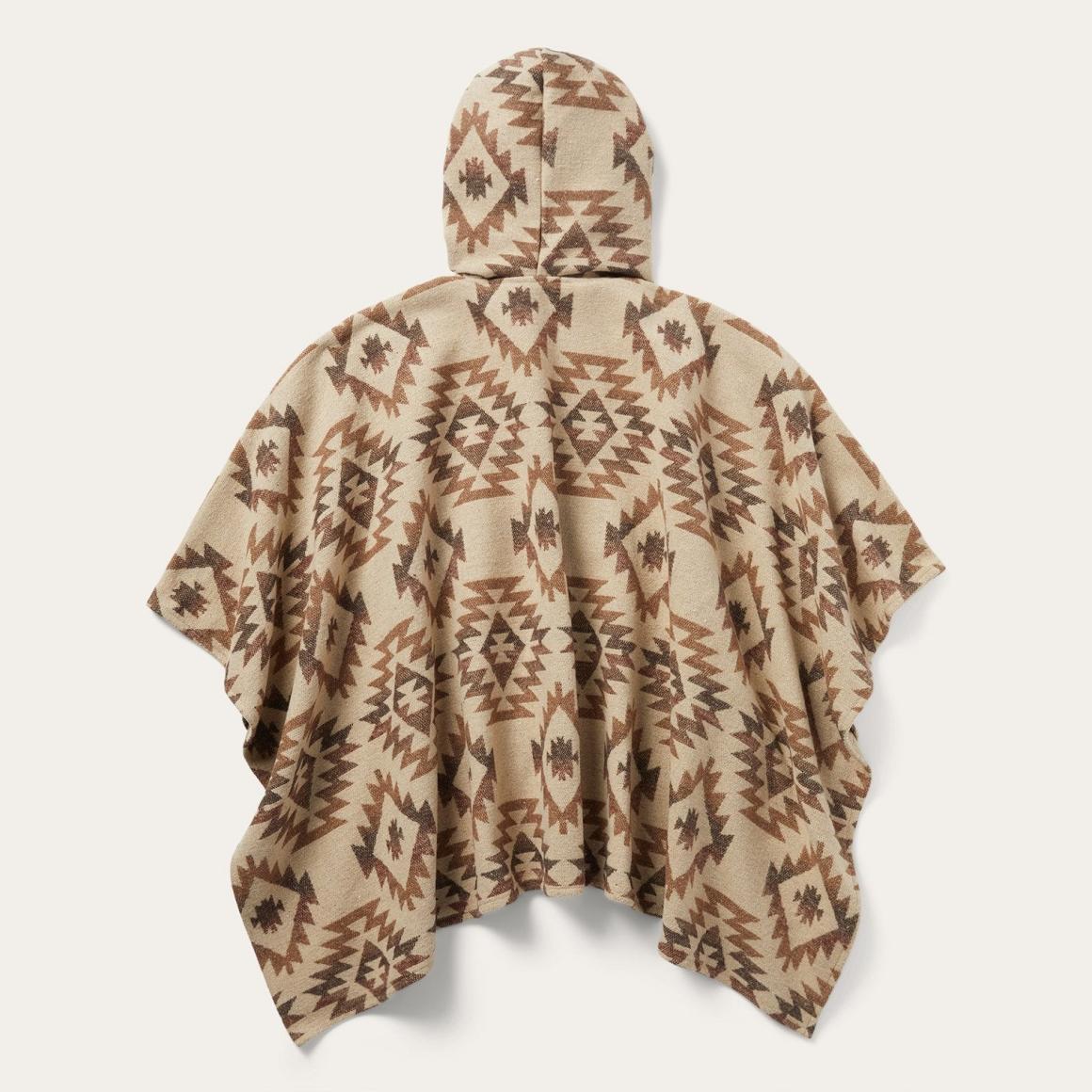 Tan Aztec Poncho Brown Women Stetson Jackets