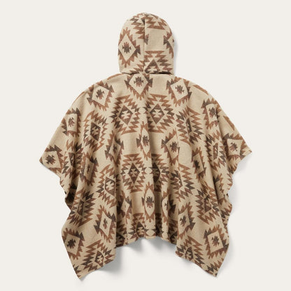 Tan Aztec Poncho Brown Women Stetson Sweaters