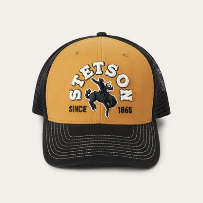 Tan Cowboy Trucker Cap Tan Men/Women Stetson Caps & Truckers