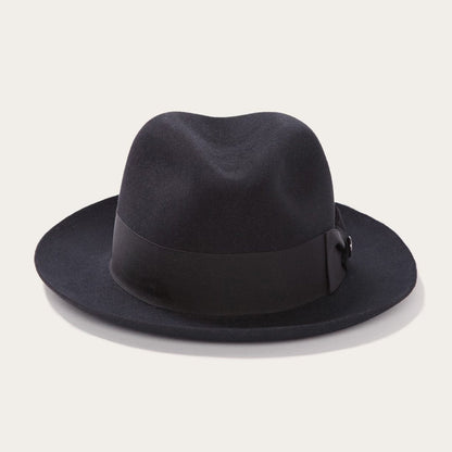 Temple Fedora Black Men/Women Stetson Fedora