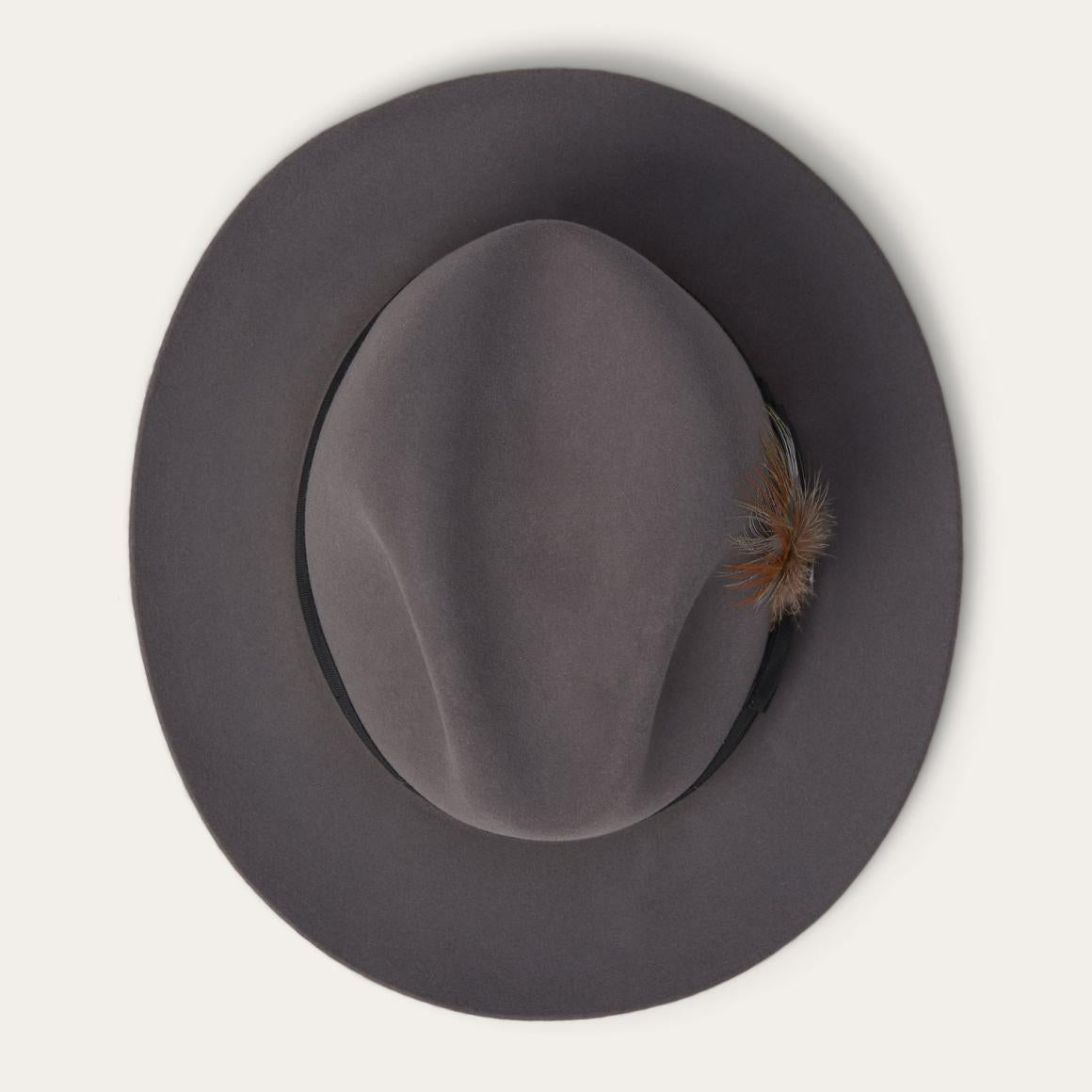 Temple Fedora Caribou Men/Women Stetson Fedora