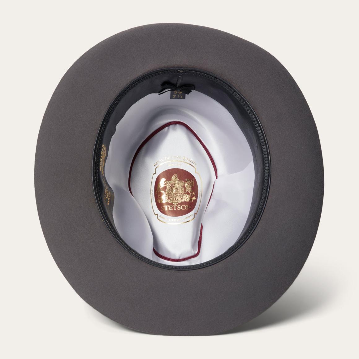 Temple Fedora Caribou Men/Women Stetson Fedora