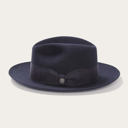 Temple Fedora Navy Men/Women Stetson Fedora