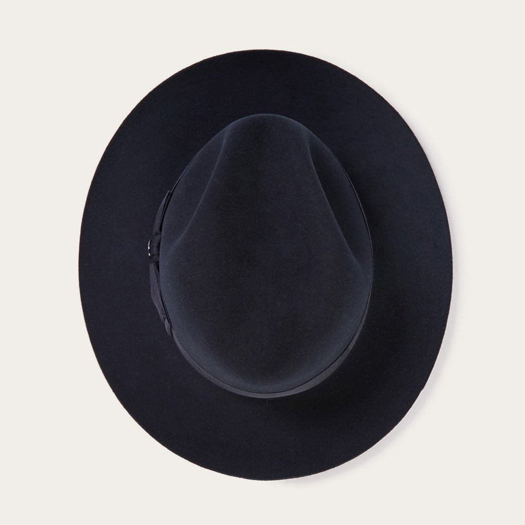Temple Fedora Navy Men/Women Stetson Fedora