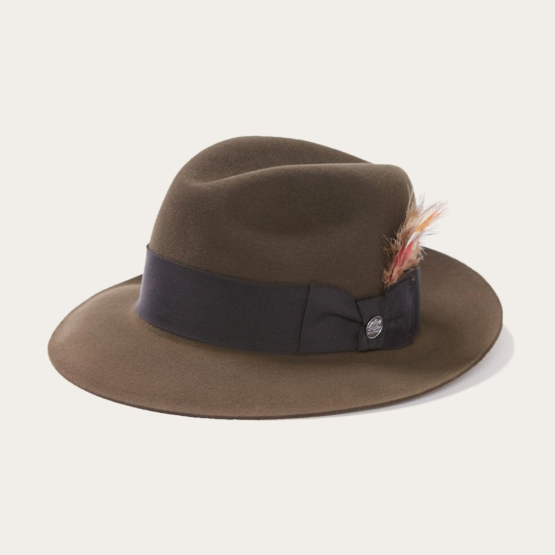 Temple Fedora Sage Men/Women Stetson Fedora