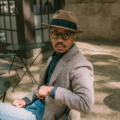 Temple Fedora Tawny Men/Women Stetson Fedora