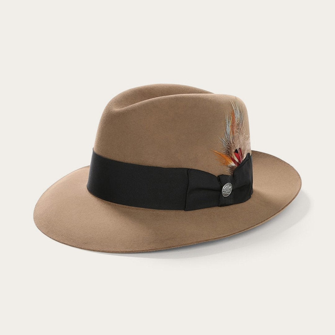 Temple Fedora Tawny Men/Women Stetson Fedora
