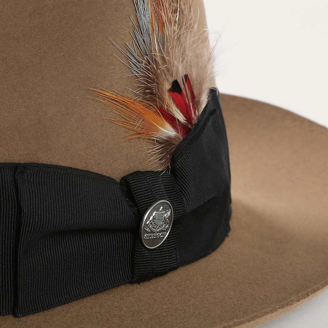 Temple Fedora Tawny Men/Women Stetson Fedora