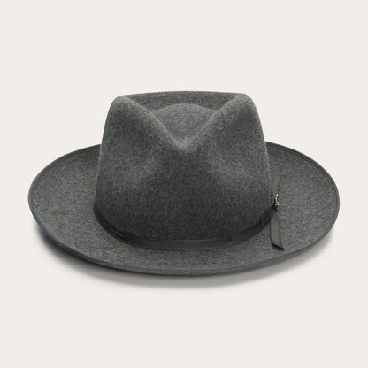 The Ultralight Stratoliner Fedora Grey Mix Men/Women Stetson Fedora