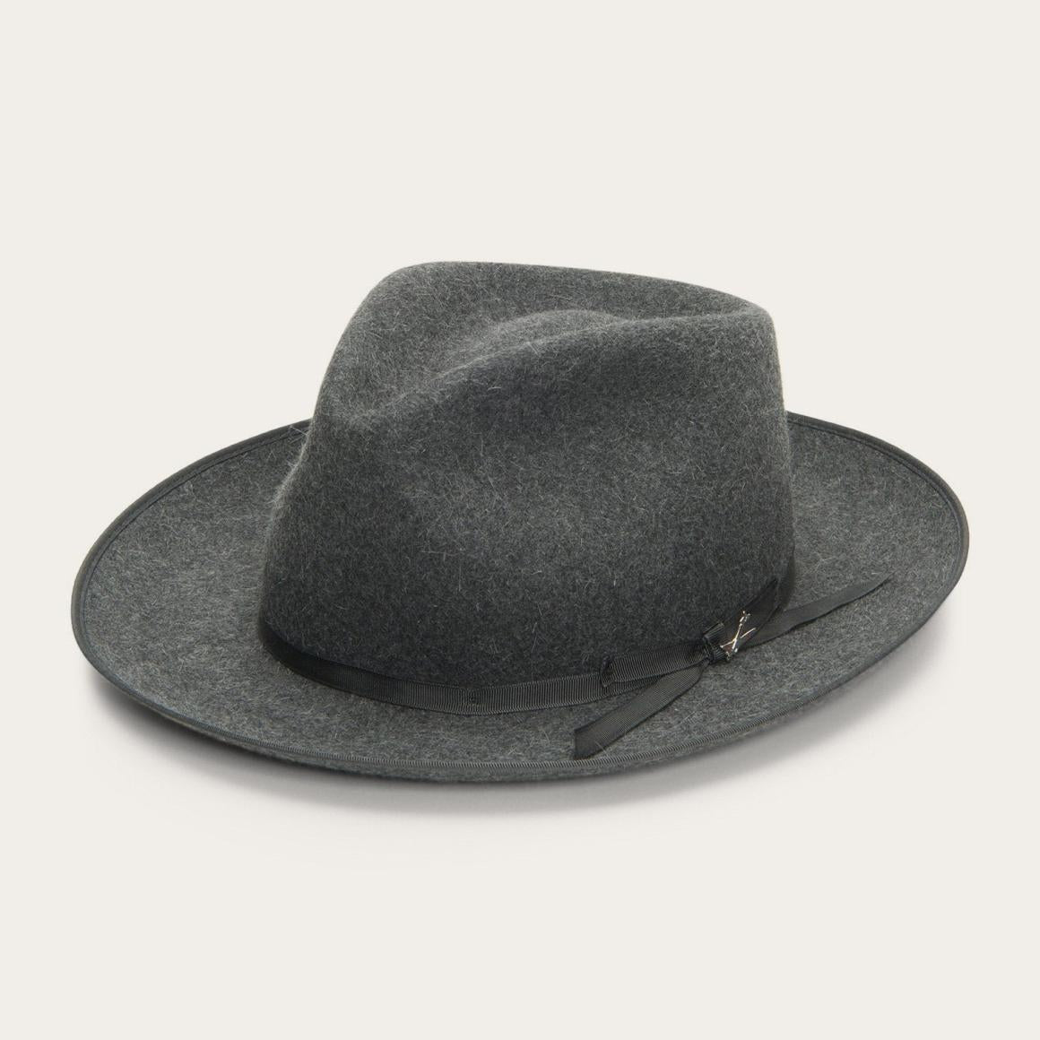 The Ultralight Stratoliner Fedora Grey Mix Men/Women Stetson Fedora
