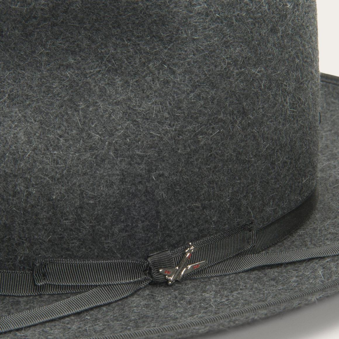 The Ultralight Stratoliner Fedora Grey Mix Men/Women Stetson Fedora