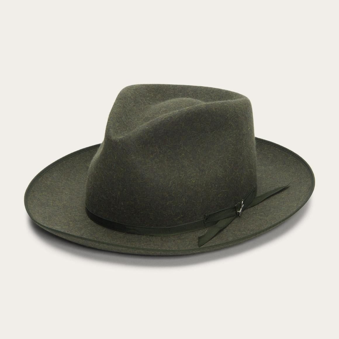 The Ultralight Stratoliner Fedora Olive Mix Men/Women Stetson Fedora