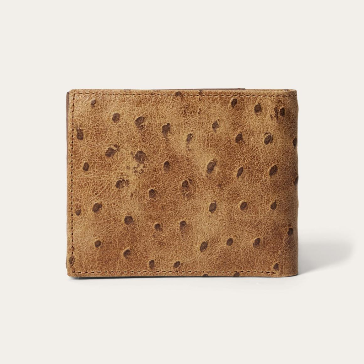 Tooled Embossed Croco Bi-Fold Wallet Brown / California Nut Men Stetson Wallets