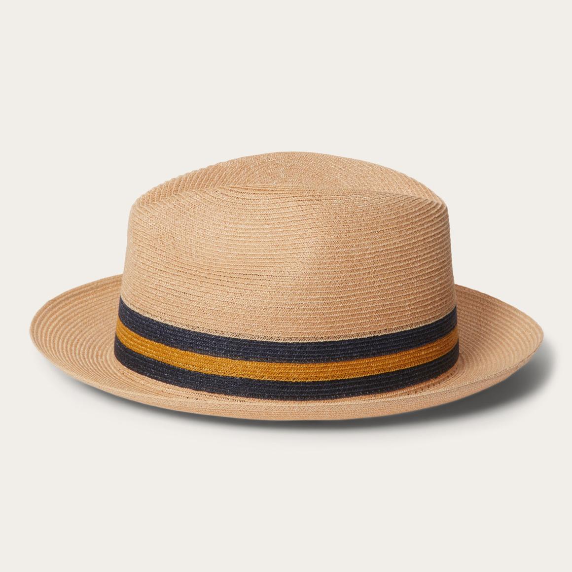 Triad Straw Fedora Mustard Men/Women Stetson Fedora