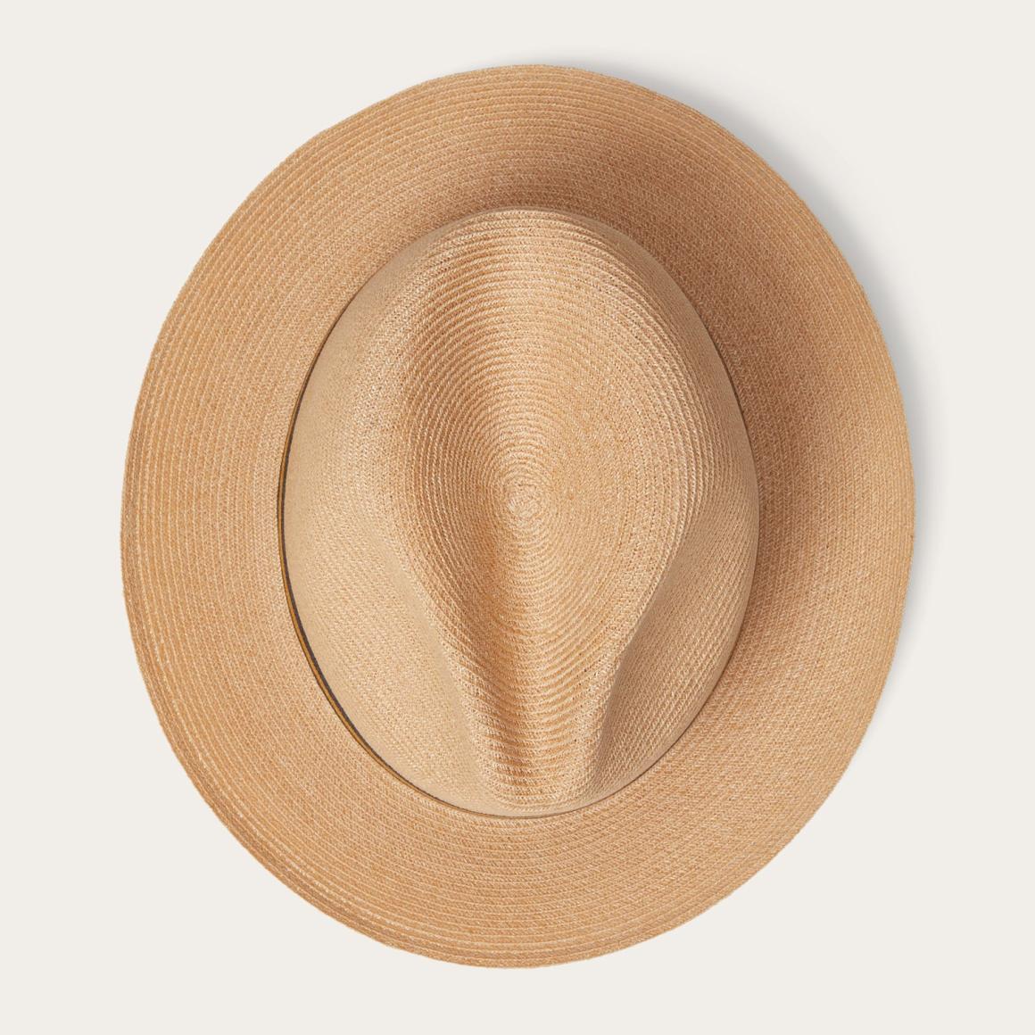Triad Straw Fedora Mustard Men/Women Stetson Fedora