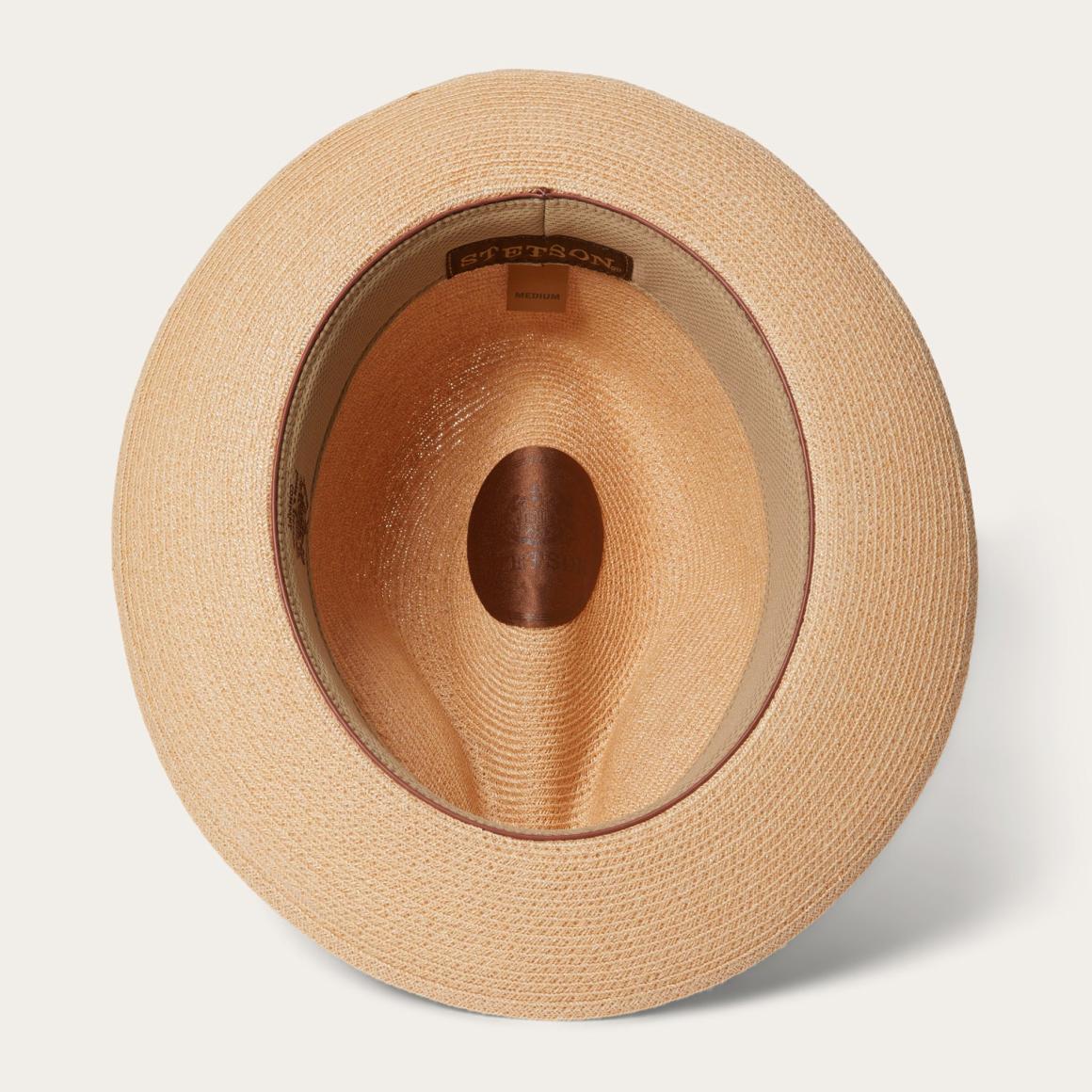 Triad Straw Fedora Mustard Men/Women Stetson Fedora