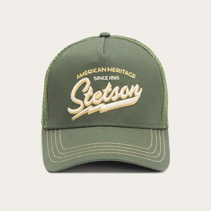 Trucker Cap American Heritage Classic Olive Men/Women Stetson Caps & Truckers