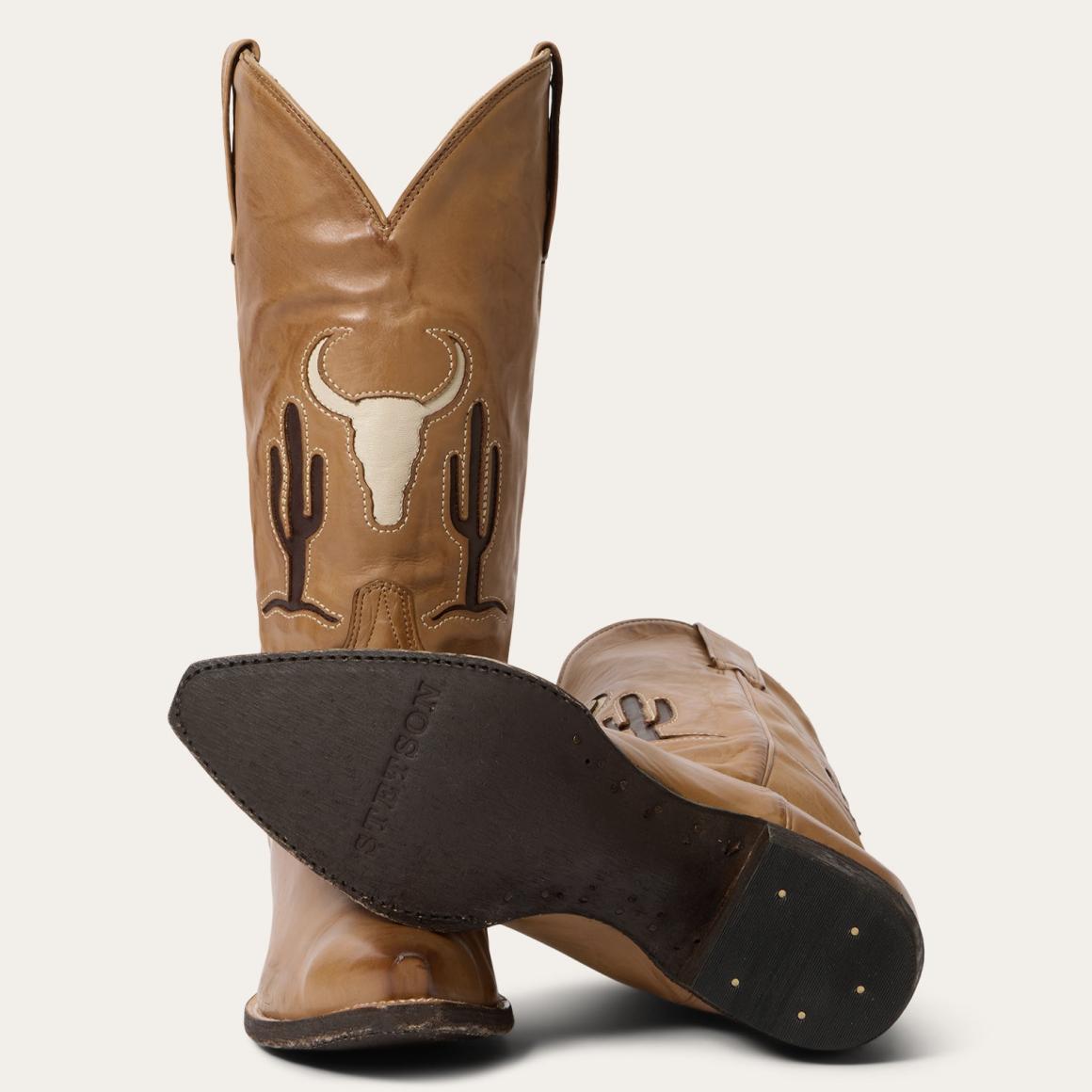 Tucson Boots Tan Women Stetson Western