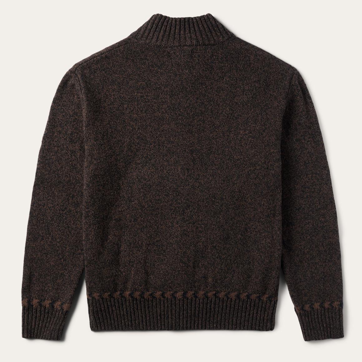 Vertical Aztec Cardigan Brown Men Stetson Jackets