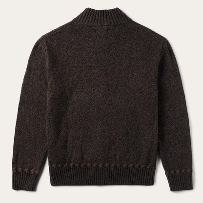 Vertical Aztec Cardigan Brown Men Stetson Jackets