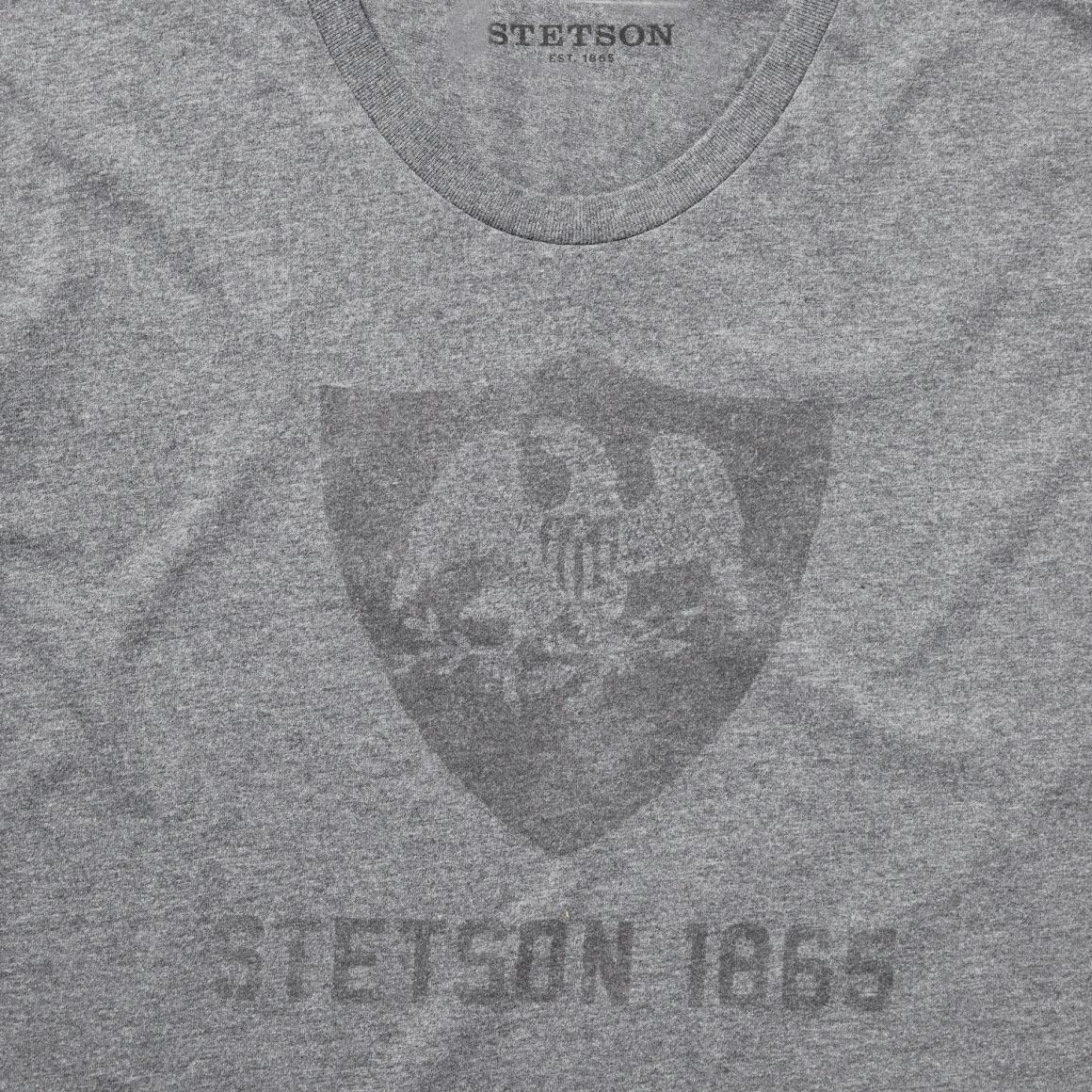 Vintage Eagle Graphic Tee Grey Men Stetson Tees