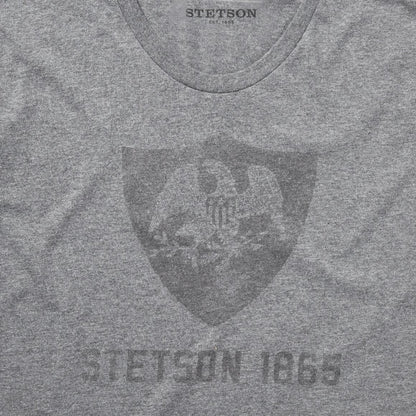 Vintage Eagle Graphic Tee Grey Men Stetson Tees