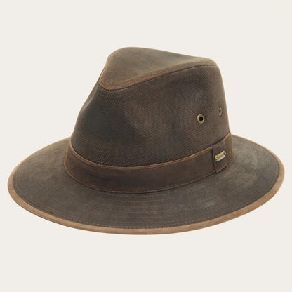 Weathered Leather Safari Hat Brown Men/Women Stetson Outdoor