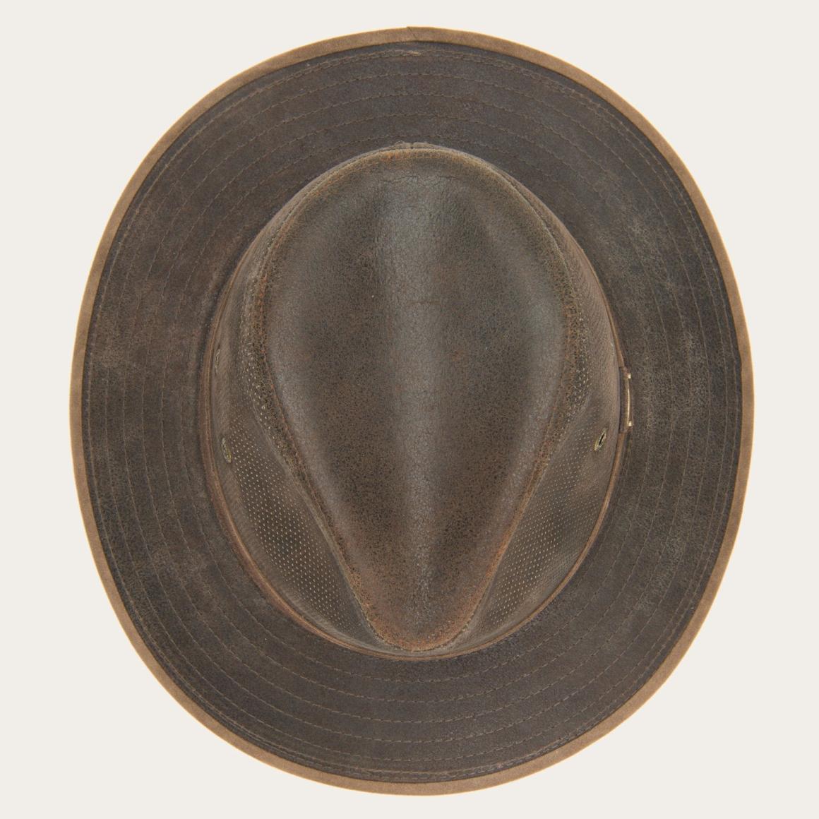 Weathered Leather Safari Hat Brown Men/Women Stetson Outdoor