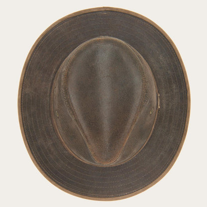 Weathered Leather Safari Hat Brown Men/Women Stetson Outdoor