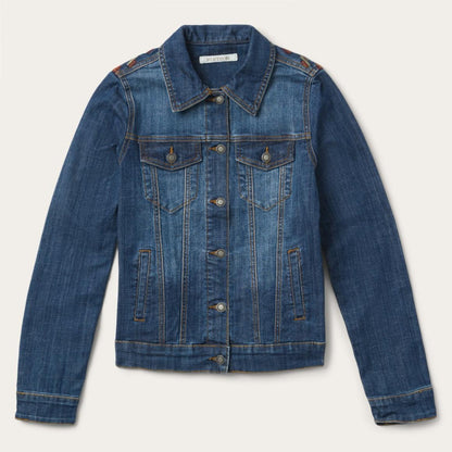 Western Denim Jacket Blue Women Stetson Jackets