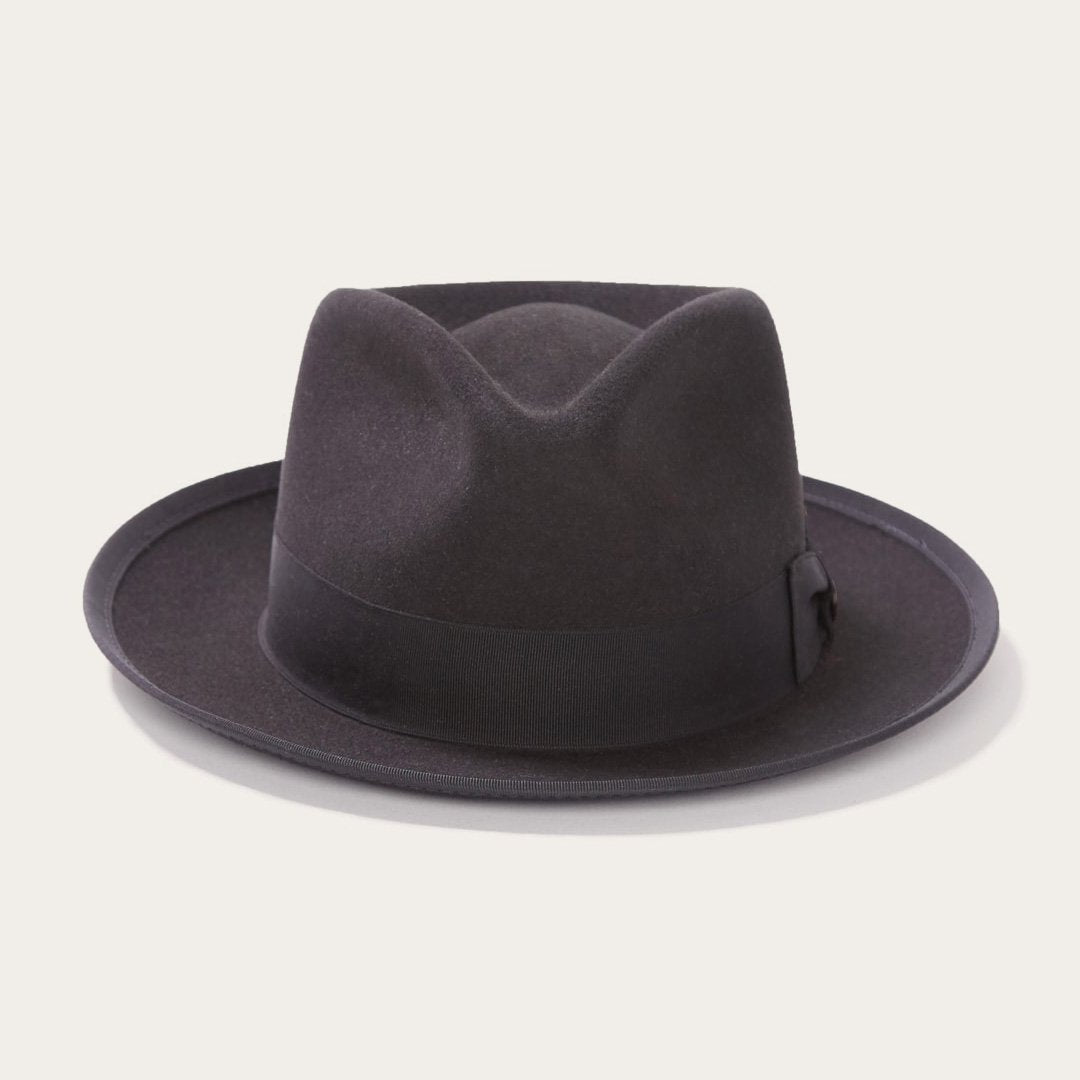 Whippet Wool Fedora Black Men/Women Stetson Fedora