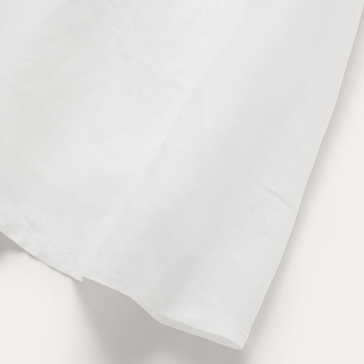 White Linen Shirt Dress White Women Stetson Mini