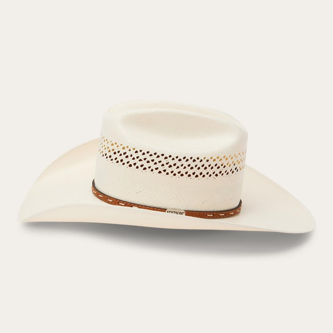 Williston 8X Straw Cowboy Hat Natural Men/Women Stetson Western