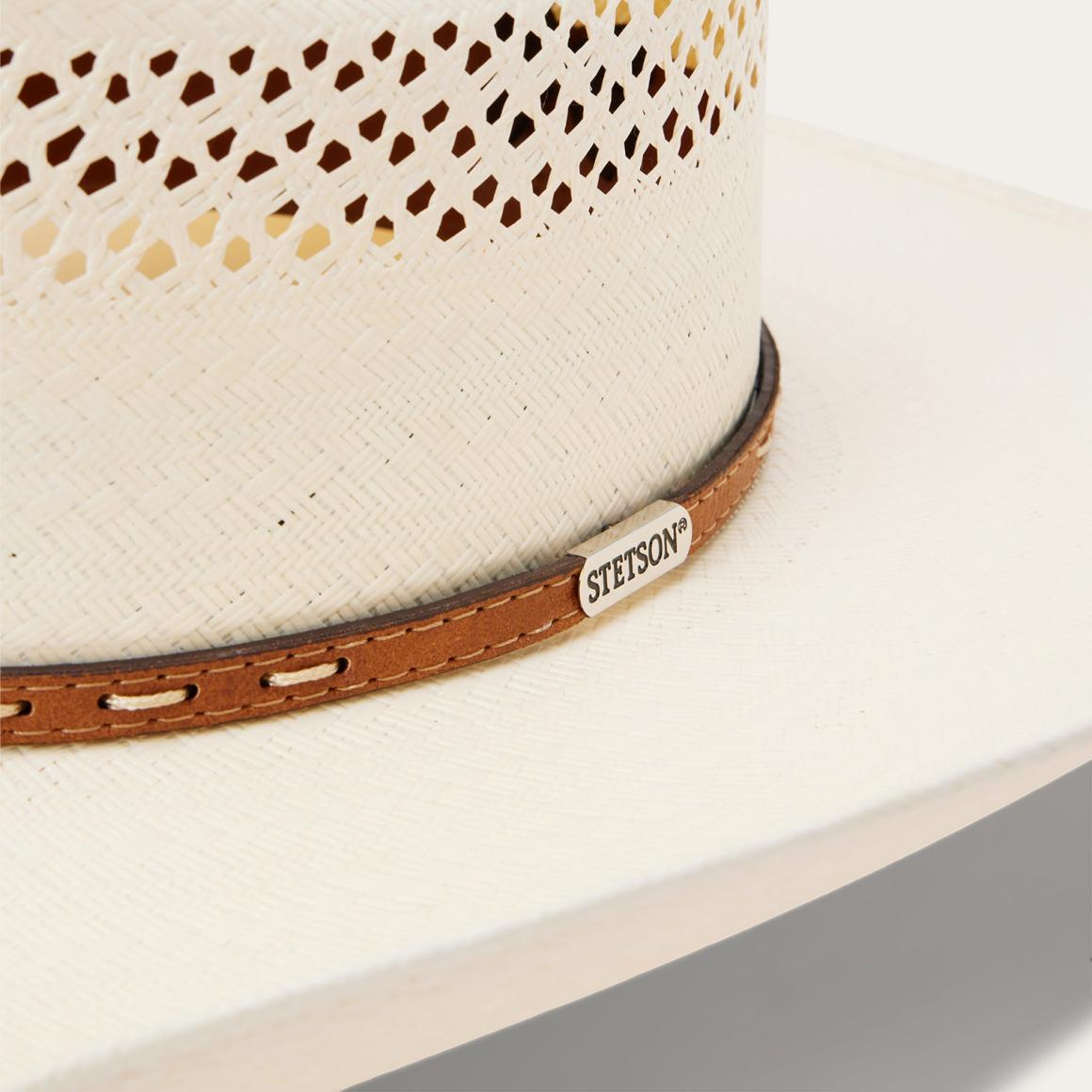 Williston 8X Straw Cowboy Hat Natural Men/Women Stetson Western