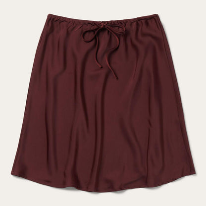 Wine Satin Skirt Red Women Stetson Skirts & Shorts