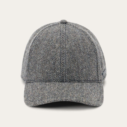 Wool Herringbone Baseball Cap Anthra Melange Herringbone Men/Women Stetson Caps & Truckers