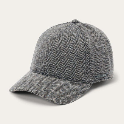 Wool Herringbone Baseball Cap Anthra Melange Herringbone Men/Women Stetson Caps & Truckers