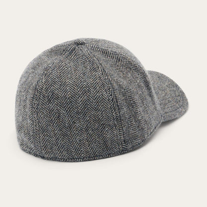Wool Herringbone Baseball Cap Anthra Melange Herringbone Men/Women Stetson Caps & Truckers