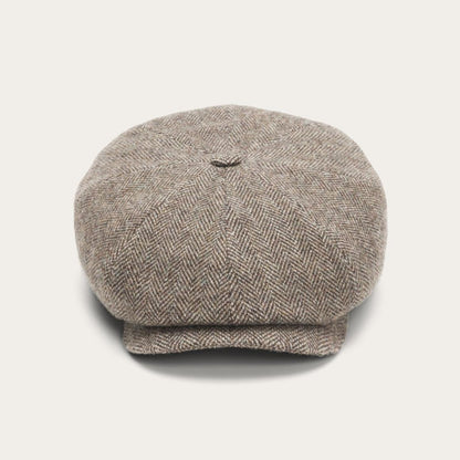 Wool Herringbone Hatteras Grey Herringbone Men/Women Stetson Caps & Truckers