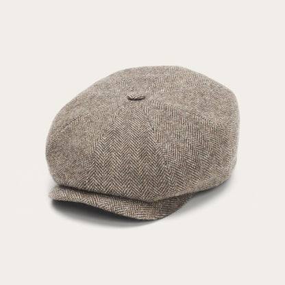 Wool Herringbone Hatteras Grey Herringbone Men/Women Stetson Caps & Truckers