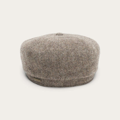 Wool Herringbone Hatteras Grey Herringbone Men/Women Stetson Caps & Truckers